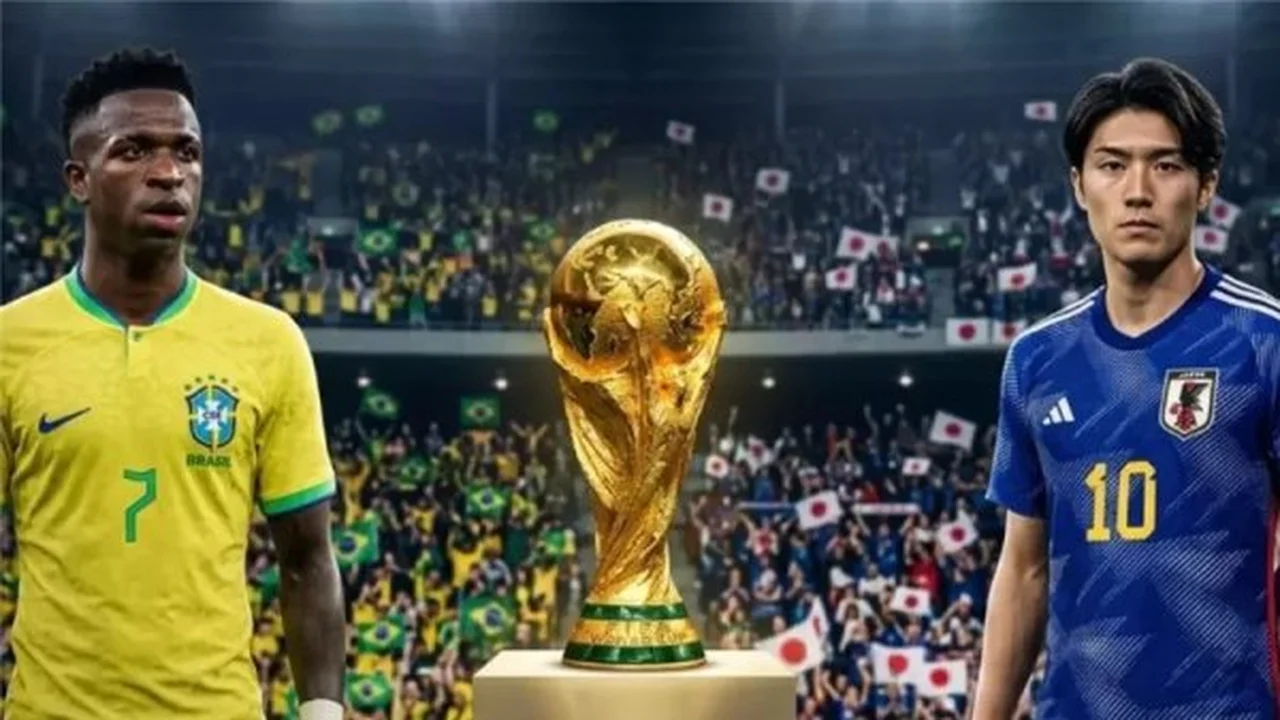 متى ستواجه البرازيل اليابان في مونديال 26 والقناة الناقلة؟